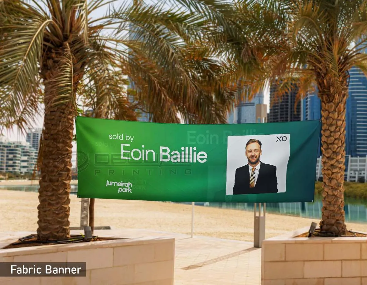 L-Banner Stand Dubai — Black Lion Sign Dubai